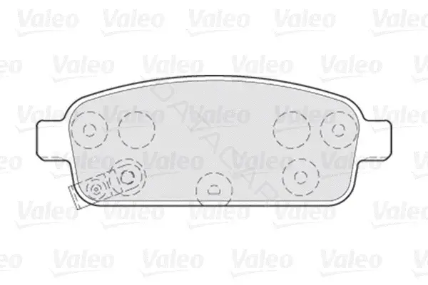 Тормозные колодки VALEO 301055