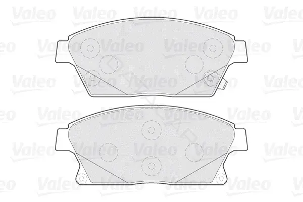 Тормозные колодки VALEO 301070