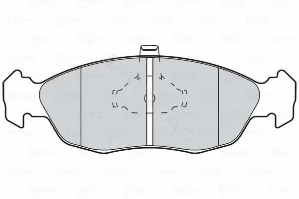 Тормозные колодки VALEO 301074