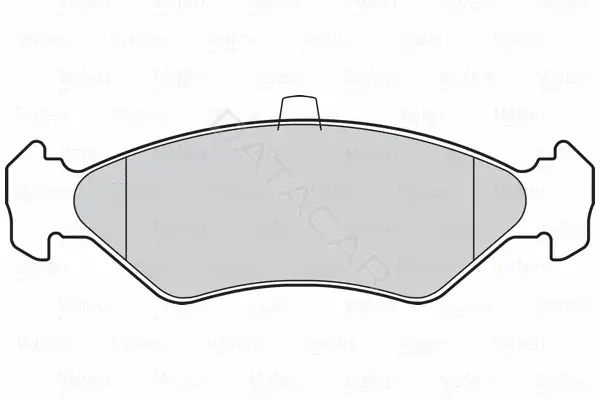 Тормозные колодки VALEO 301171