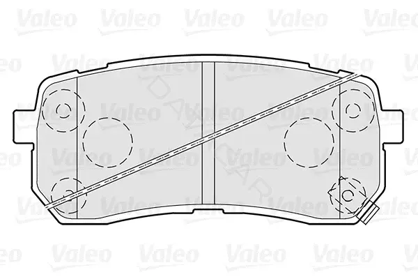 Тормозные колодки VALEO 301308
