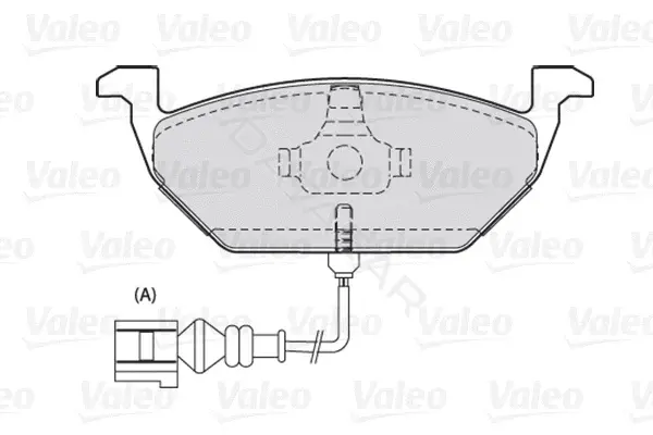 Тормозные колодки VALEO 301332