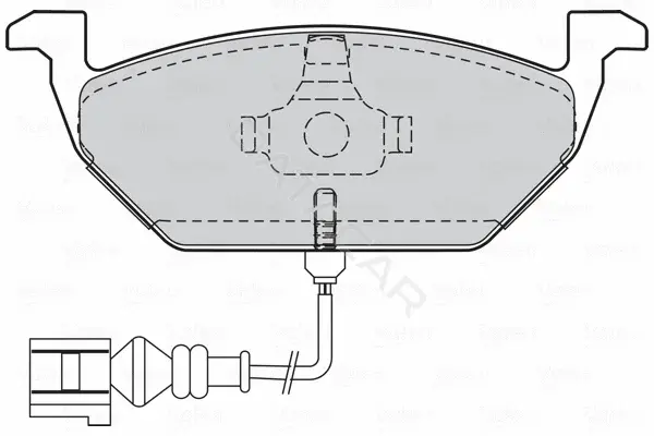 Тормозные колодки VALEO 301408