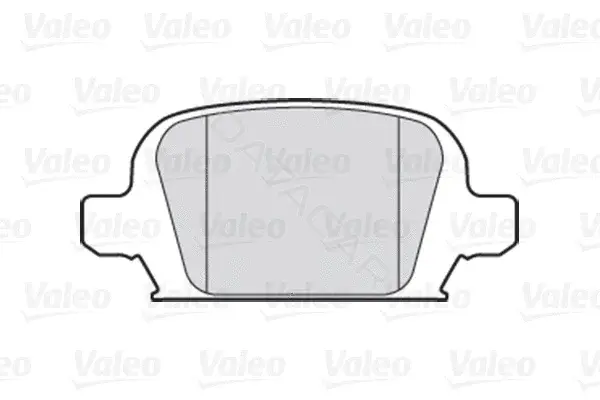 Тормозные колодки VALEO 301457