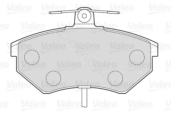 Тормозные колодки VALEO 301484
