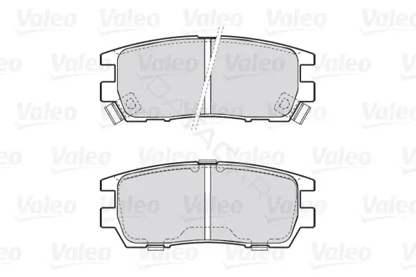 Тормозные колодки VALEO 301519