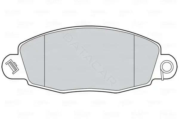 Тормозные колодки VALEO 301547