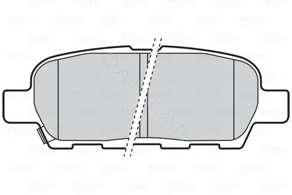 Тормозные колодки VALEO 301672