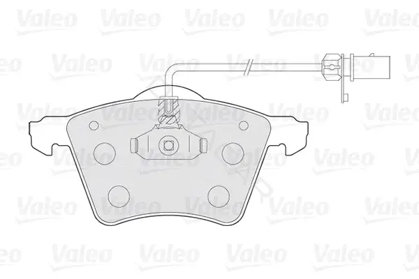Тормозные колодки VALEO 301801