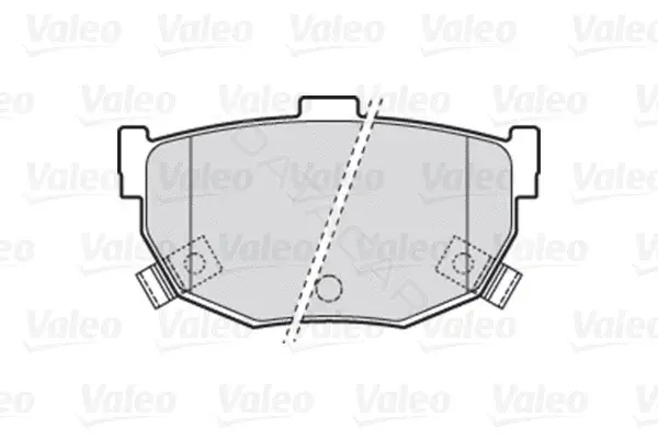 Тормозные колодки VALEO 301817