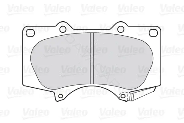 Тормозные колодки VALEO 301857