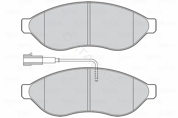 Тормозные колодки VALEO 301891