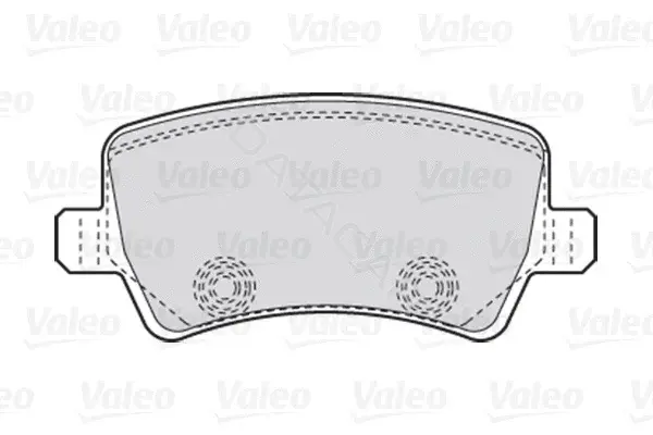 Тормозные колодки VALEO 301928