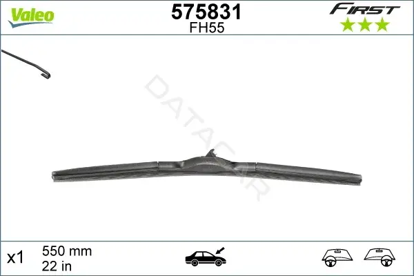 Щетки стеклоочистителя VALEO 575831