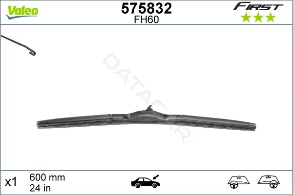Щетки стеклоочистителя VALEO 575832