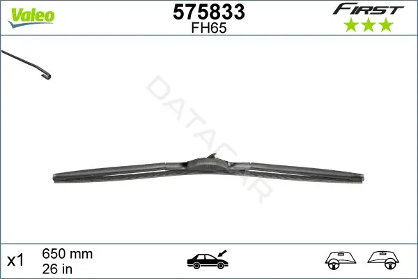 Щетки стеклоочистителя VALEO 575833