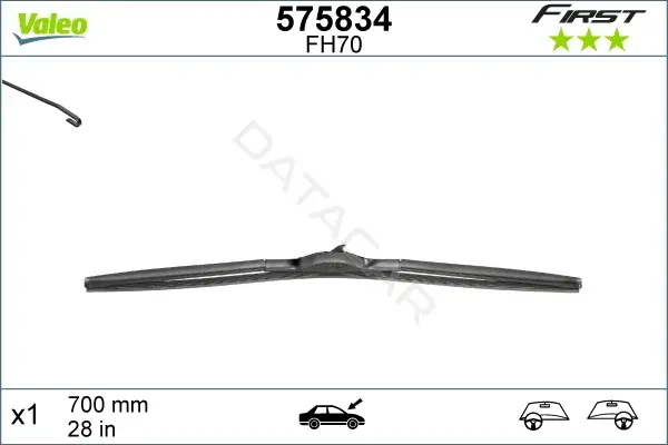 Щетки стеклоочистителя VALEO 575834