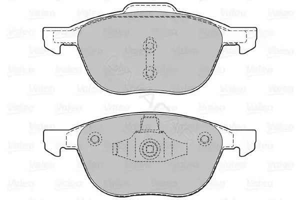 Тормозные колодки VALEO 598649