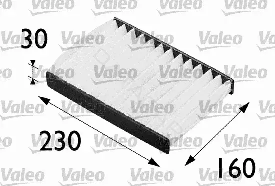 Фильтр салонный VALEO 698255