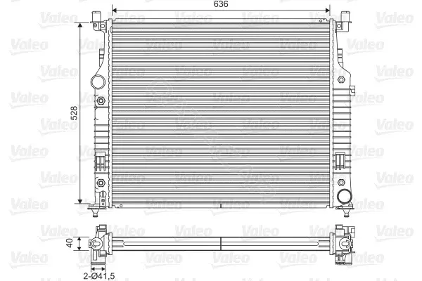 Радиатор охлаждения VALEO 701569