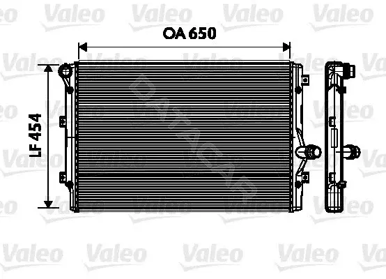 Радиатор охлаждения VALEO 734333