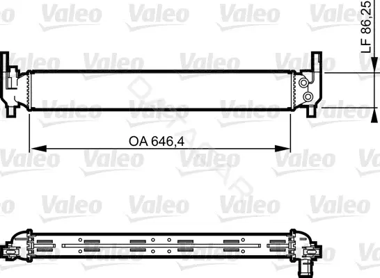 Радиатор охлаждения VALEO 735310
