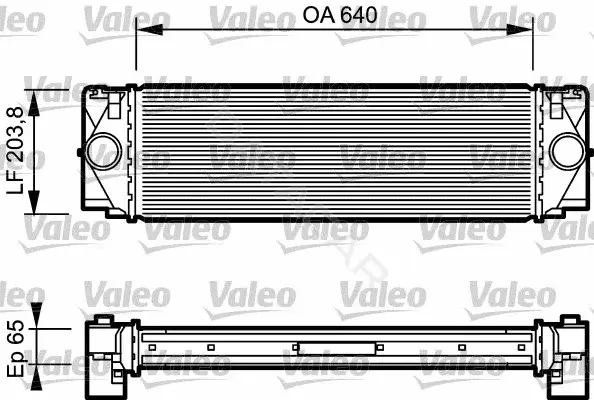 Интеркулер VALEO 817994