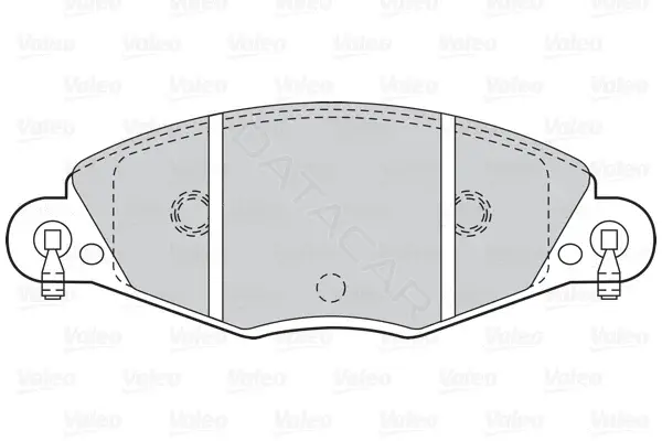 Тормозные колодки VALEO 302020