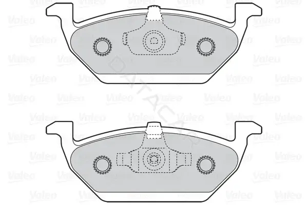 Тормозные колодки VALEO 302029