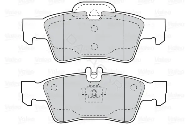Тормозные колодки VALEO 302039