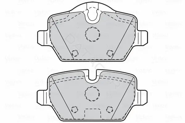 Тормозные колодки VALEO 302051
