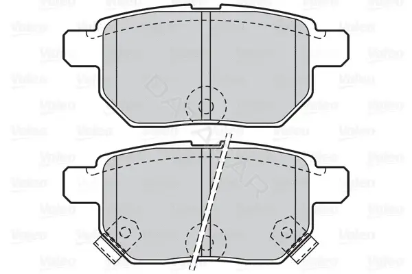 Тормозные колодки VALEO 302085