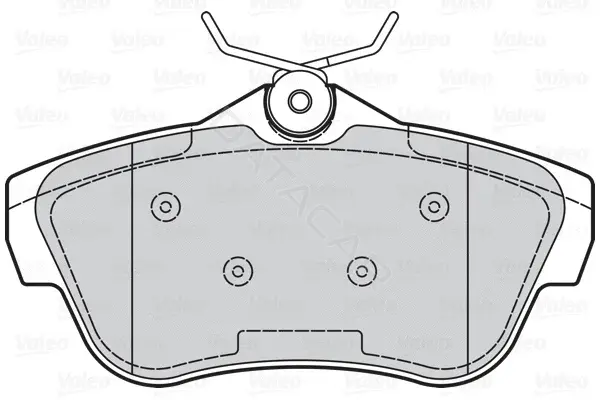 Тормозные колодки VALEO 302114