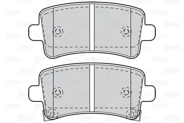 Тормозные колодки VALEO 302120