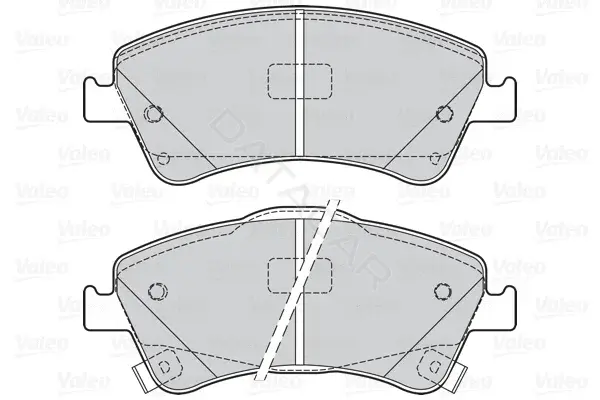 Тормозные колодки VALEO 302125