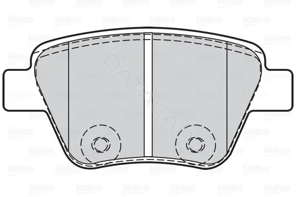 Тормозные колодки VALEO 302134