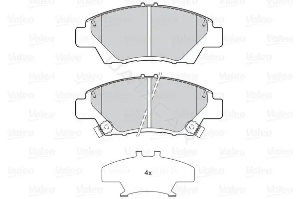 Тормозные колодки VALEO 302158