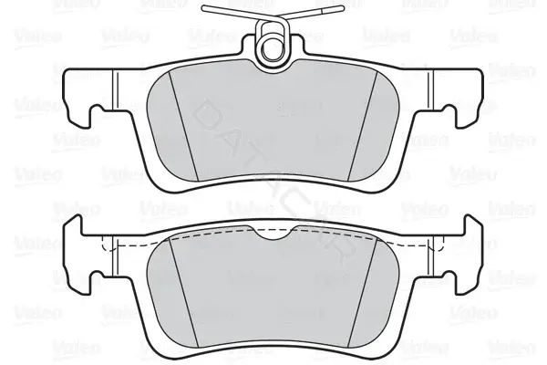 Тормозные колодки VALEO 302161