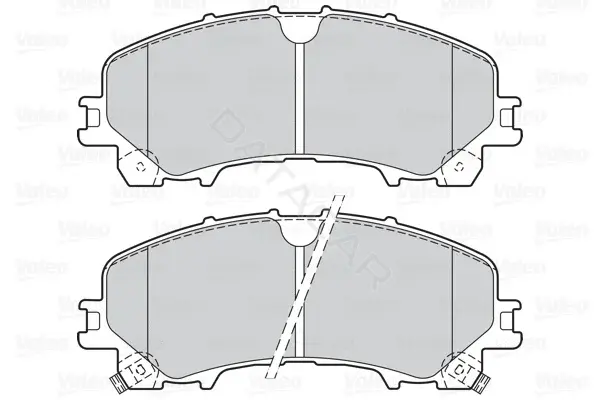 Тормозные колодки VALEO 302167