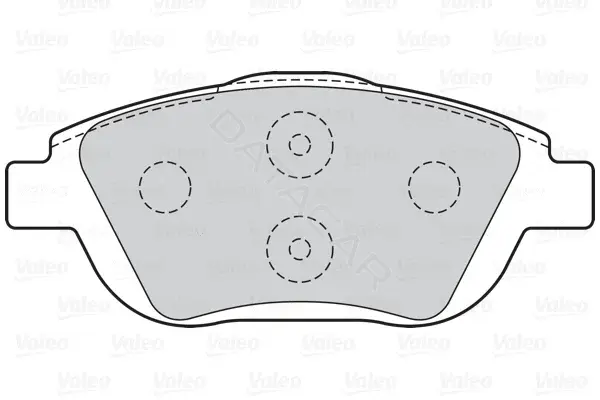 Тормозные колодки VALEO 302218