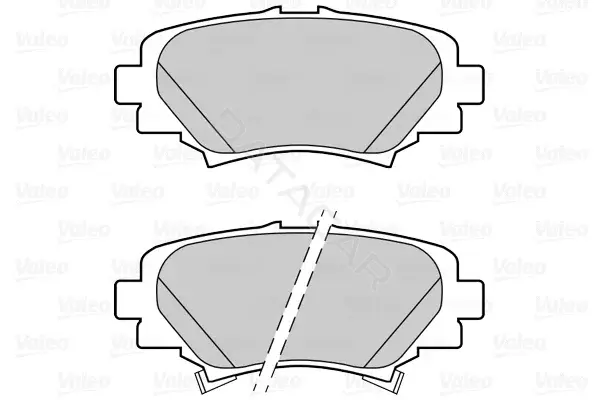 Тормозные колодки VALEO 302288