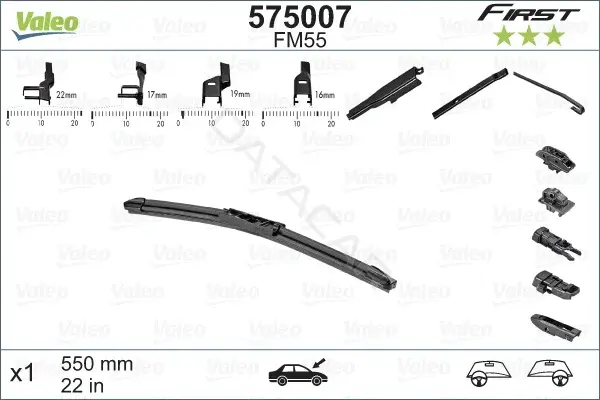Щетки стеклоочистителя VALEO 575007