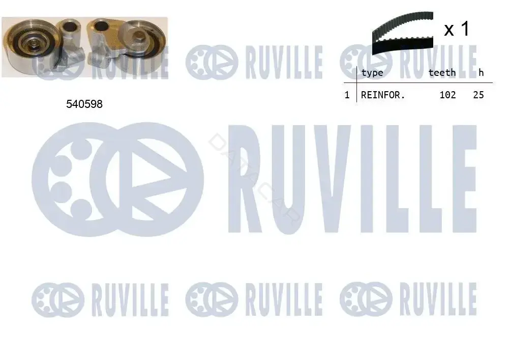 Комплект ГРМ RUVILLE 550266