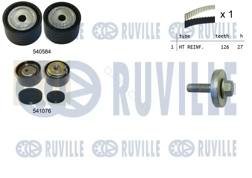 Комплект ГРМ RUVILLE 550277