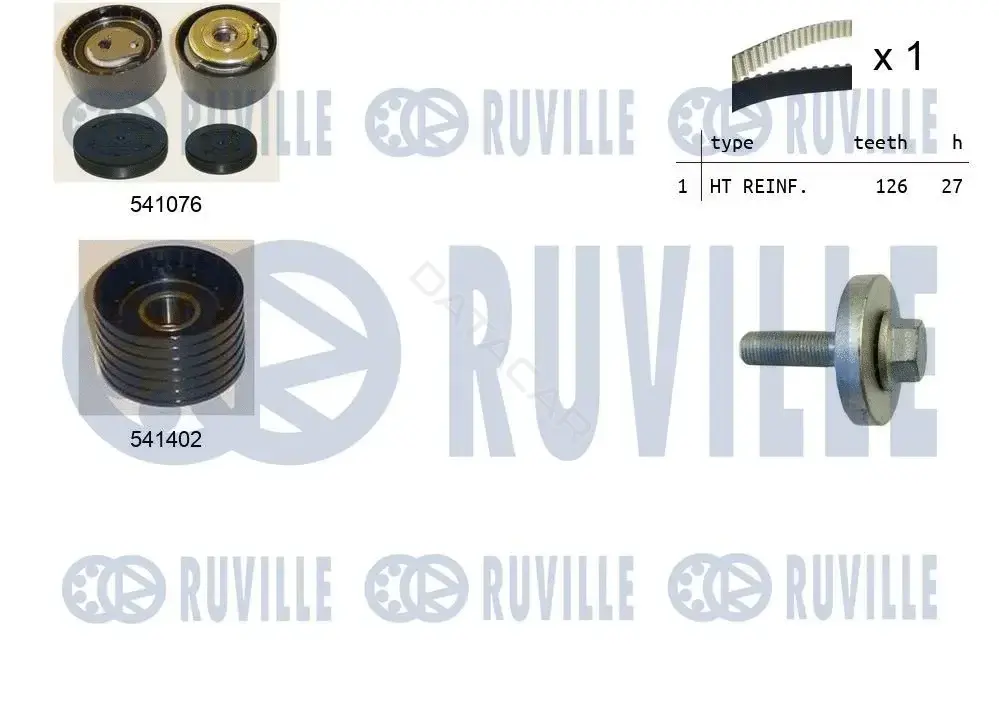 Комплект ГРМ RUVILLE 550278