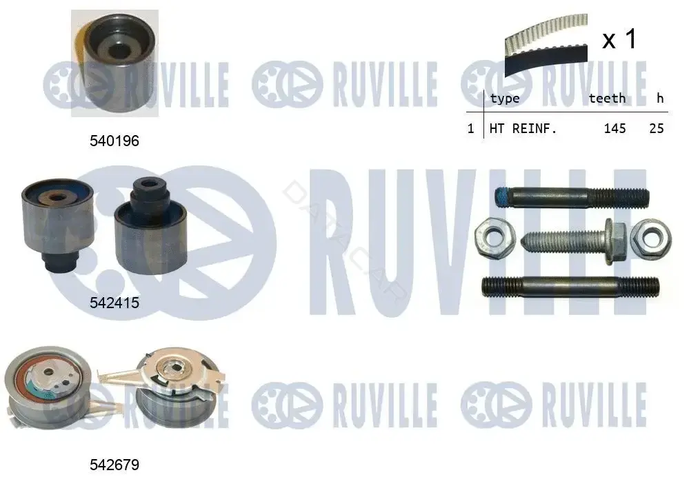 Комплект ГРМ RUVILLE 550376
