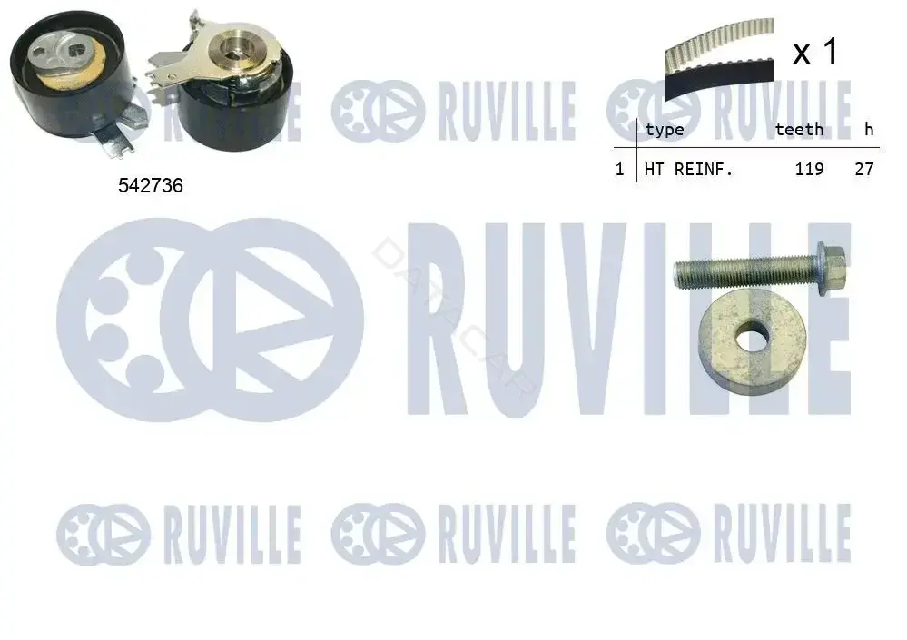 Комплект ГРМ RUVILLE 550378