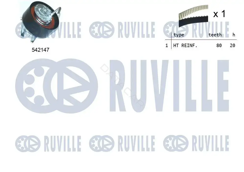 Комплект ГРМ RUVILLE 550388