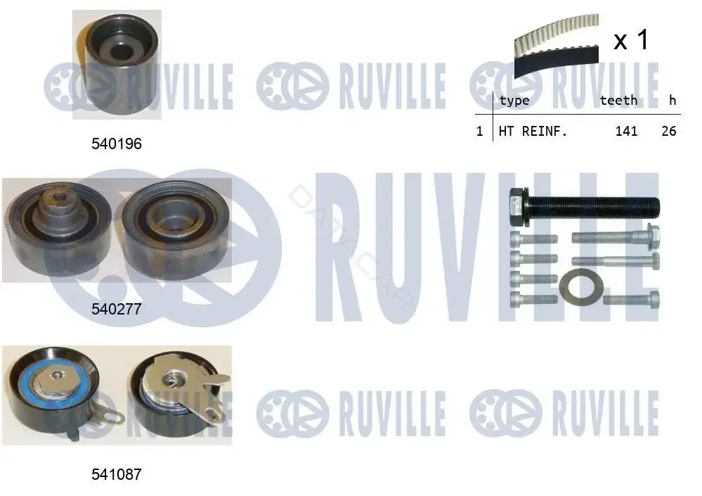 Комплект ГРМ RUVILLE 550504