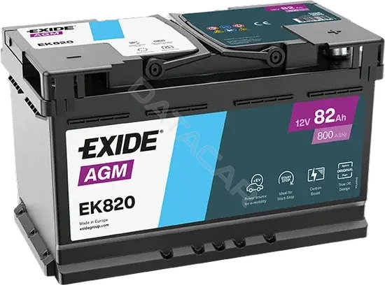 Аккумулятор EXIDE EK820